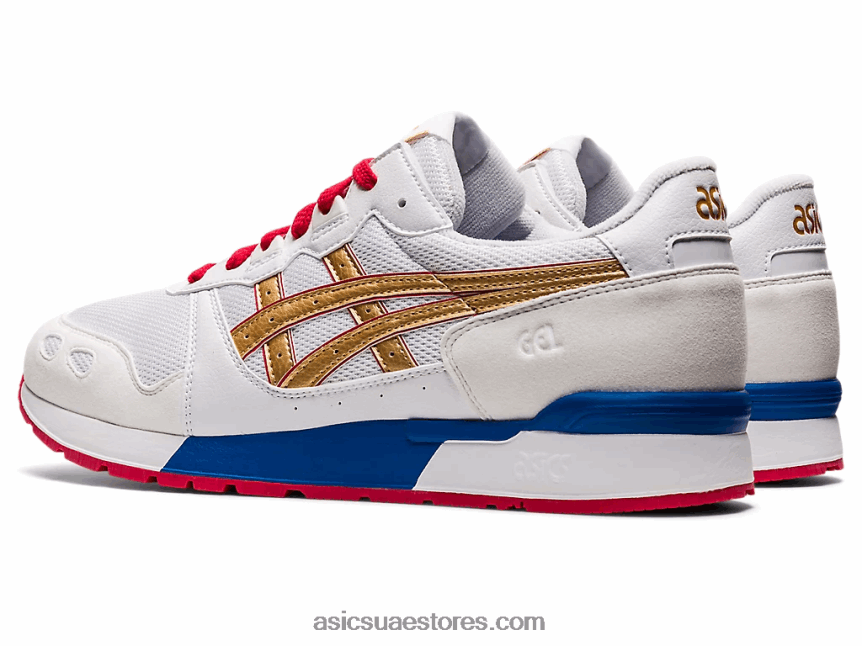 Asics أبيض / ذهب خالص هلام لايت 2N24DJ1744