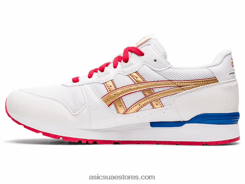 Asics أبيض / ذهب خالص هلام لايت 2N24DJ1744