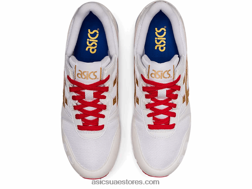 Asics أبيض / ذهب خالص هلام لايت 2N24DJ1744