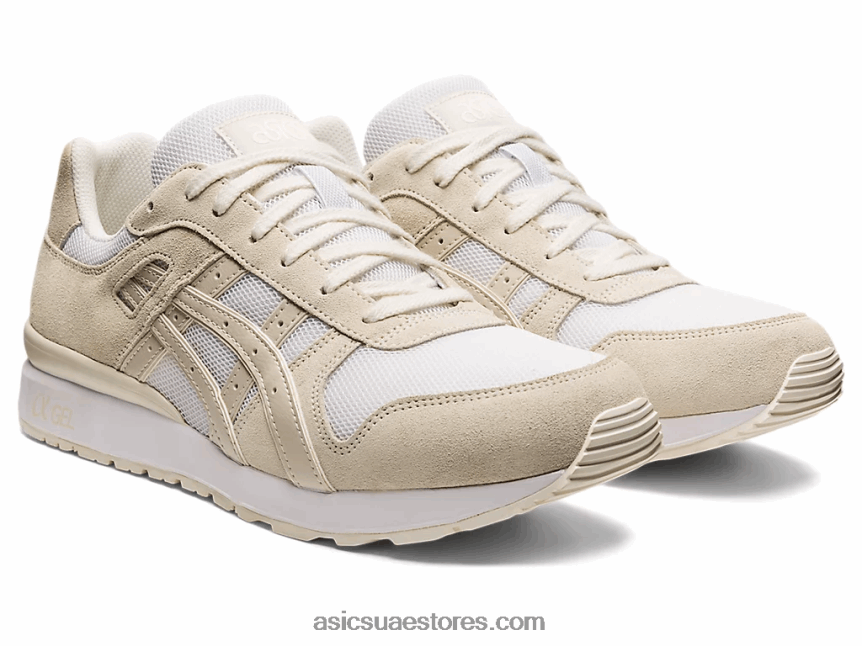 Asics كريم / دخان رمادي جي تي الثاني 2N24DJ1752