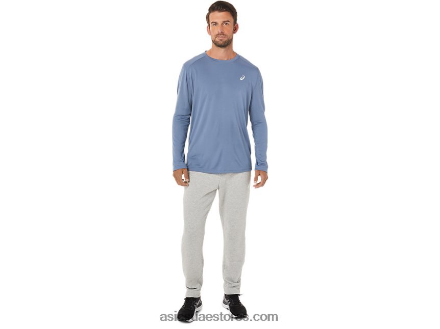 Asics العاصفة الزرقاء طويلة الأكمام أعلى الأساسية 2N24DJ1755