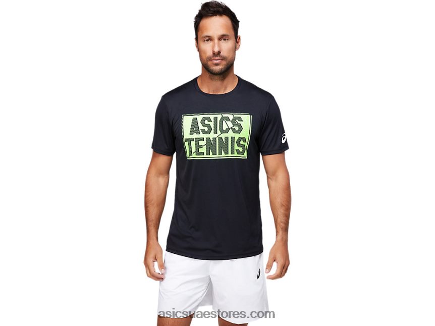 Asics أسود الأداء الرجال المحملة الرسم 2N24DJ1791