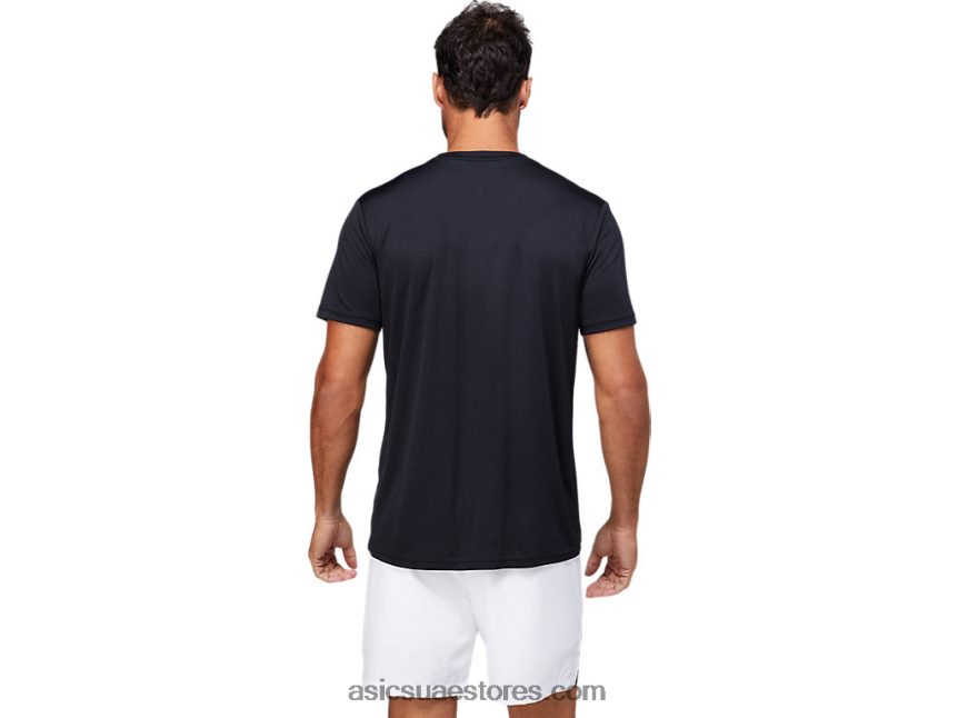 Asics أسود الأداء الرجال المحملة الرسم 2N24DJ1791