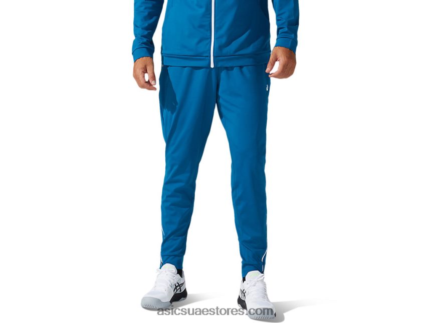Asics البط البري في أعماق البحار / أبيض لامع بنطلون رياضي للرجال 2N24DJ1808