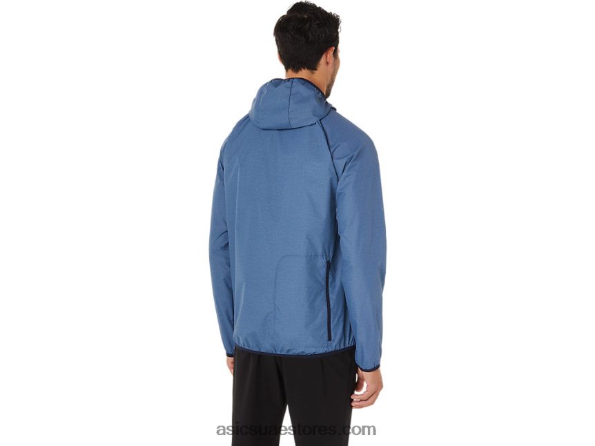 Asics هيذر أزرق العاصفة / طاووس سترة رجالية للتعبئة 2N24DJ1829