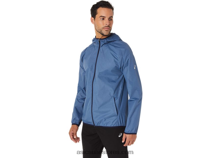 Asics هيذر أزرق العاصفة / طاووس سترة رجالية للتعبئة 2N24DJ1829