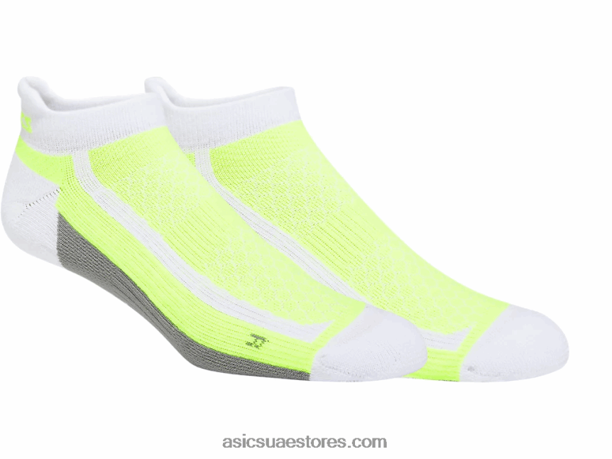 Asics أبيض لامع / أصفر أمان نيمبوس بالإضافة إلى علامة تبويب واحدة 2N24DJ1844