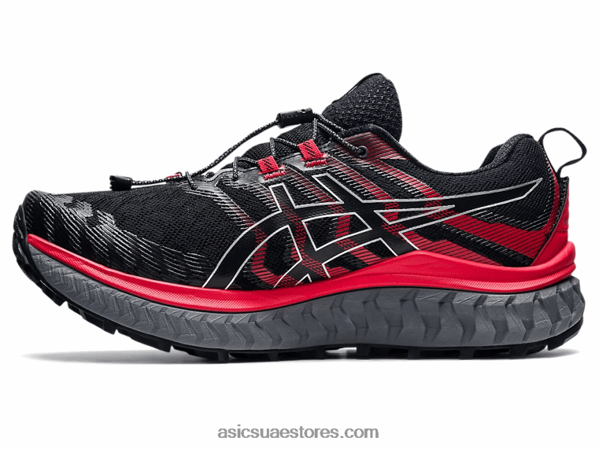 Asics أسود / أحمر كهربائي ترابوكو ماكس 2N24DJ1862