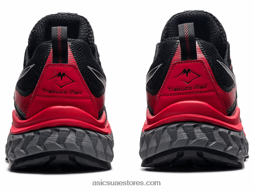 Asics أسود / أحمر كهربائي ترابوكو ماكس 2N24DJ1862