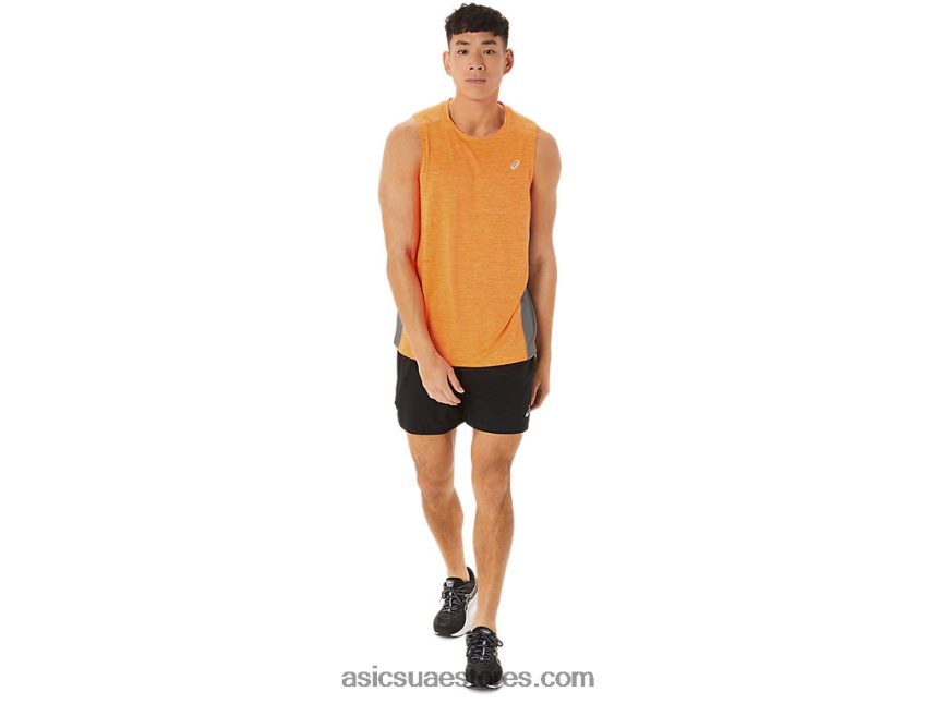 Asics البوب ​​البرتقالي / الصخر الصخري قطار رجال سانا تانك العضلات 2N24DJ18