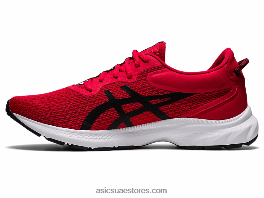 Asics كلاسيك أحمر / أسود هلام-كومو لايت عريض للغاية 2N24DJ1925