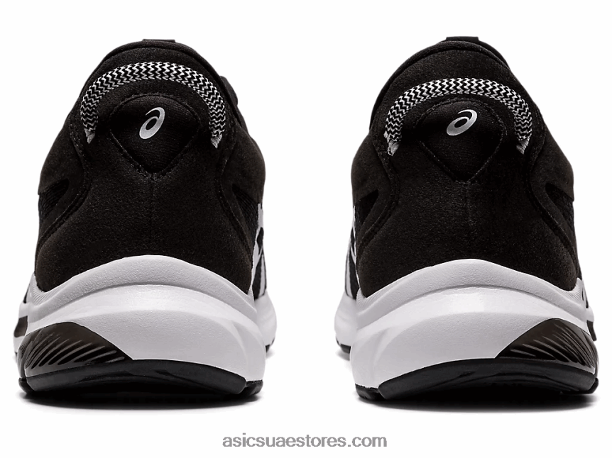Asics أسود / أبيض هلام-كومو لايت عريض للغاية 2N24DJ1936