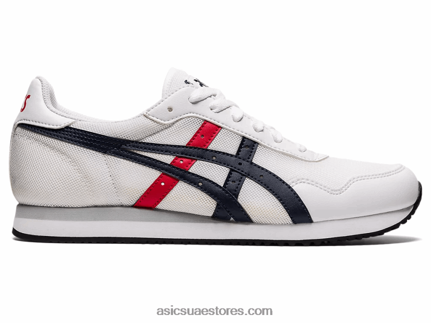 Asics أبيض / منتصف الليل عداء النمر 2N24DJ1968