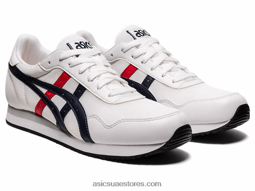 Asics أبيض / منتصف الليل عداء النمر 2N24DJ1968