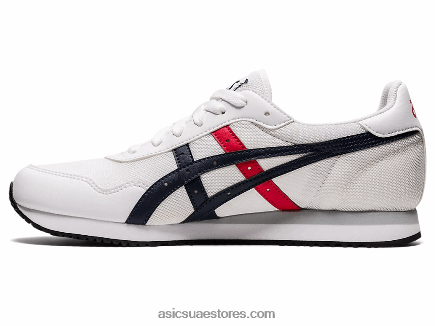 Asics أبيض / منتصف الليل عداء النمر 2N24DJ1968