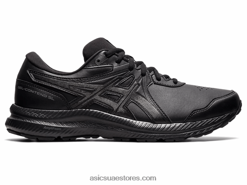 Asics أسود جل-كونتيند ووكر واسع للغاية 2N24DJ1981
