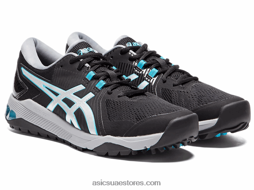 Asics الفضة السوداء جل انزلاق الرجال بالطبع 2N24DJ1992