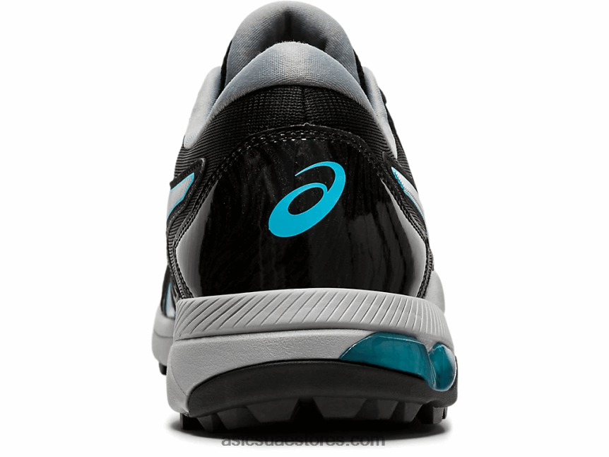Asics الفضة السوداء جل انزلاق الرجال بالطبع 2N24DJ1992