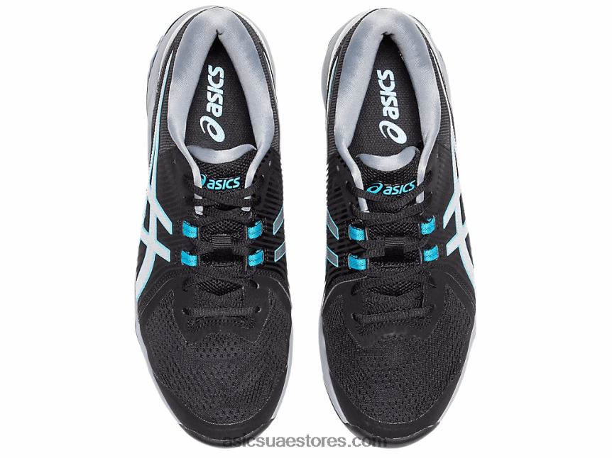 Asics الفضة السوداء جل انزلاق الرجال بالطبع 2N24DJ1992