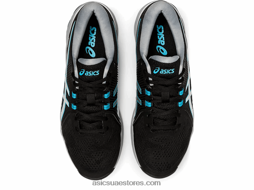 Asics الفضة السوداء جل انزلاق الرجال بالطبع 2N24DJ1992