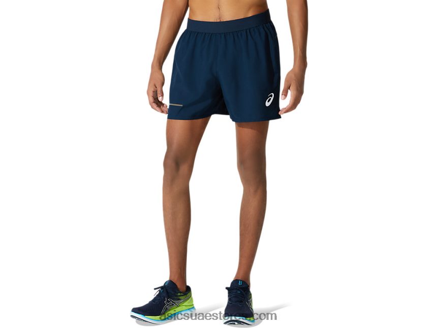 Asics الأزرق الفرنسي رؤية الرجال قصيرة 2N24DJ1998