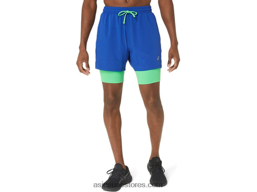 Asics الملكي / المسار الرجال الجديد القوي المعاد توجيهه قصير المدى 2N24DJ20