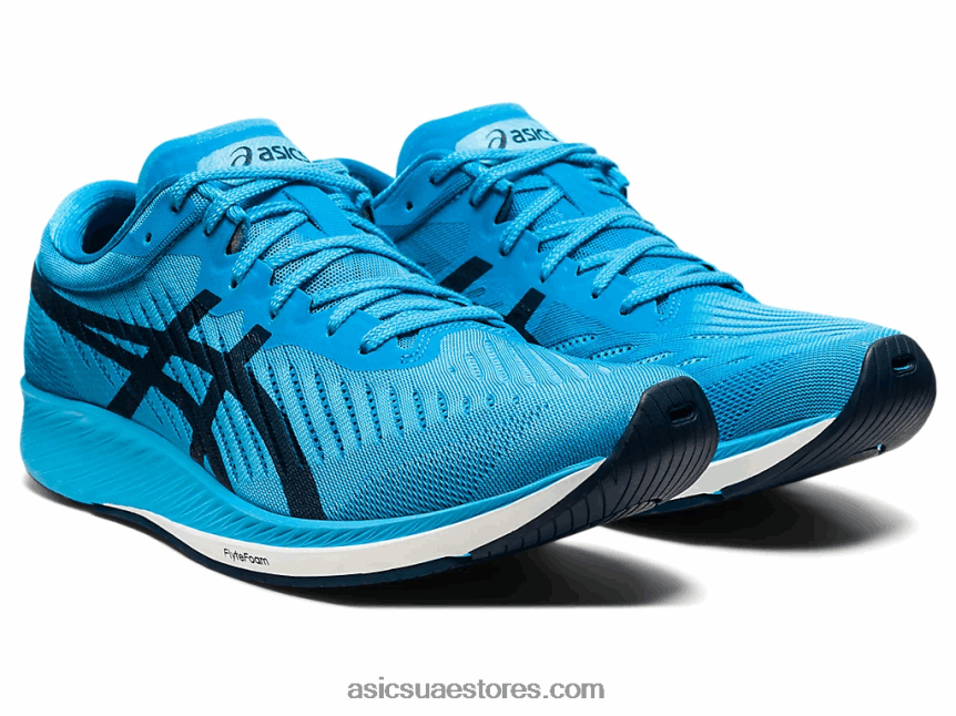 Asics أكوا الرقمية / الأزرق الفرنسي ميتاراسر 2N24DJ2005