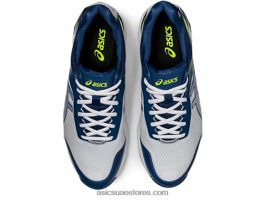 Asics أبيض / فضي نقي هلام بالطبع الآس 2N24DJ2006