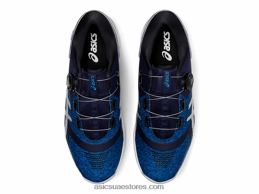 Asics طاووس / فضة نقية جل ثنائي بوا 2N24DJ2012