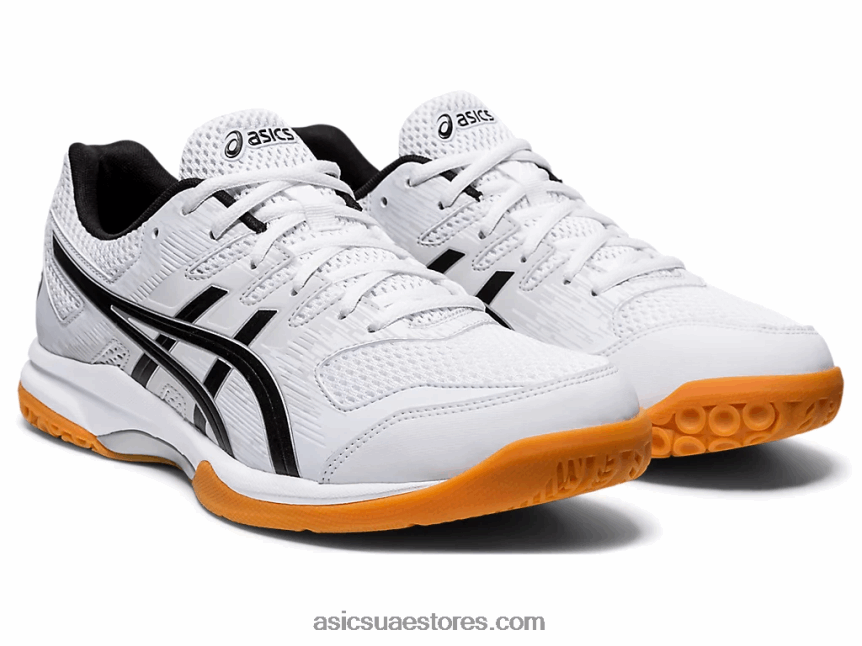Asics أبيض أسود هلام مزيد 2N24DJ2016
