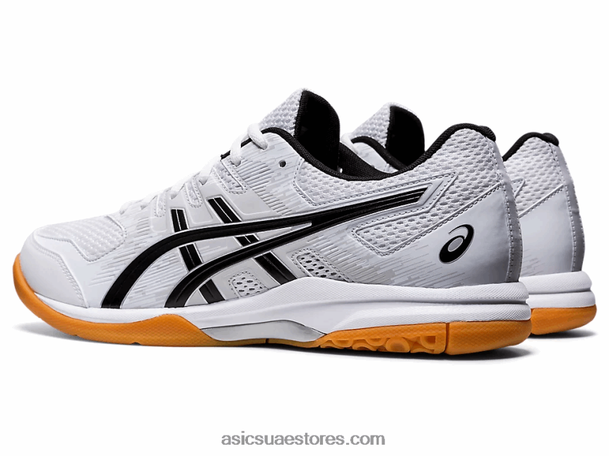 Asics أبيض أسود هلام مزيد 2N24DJ2016
