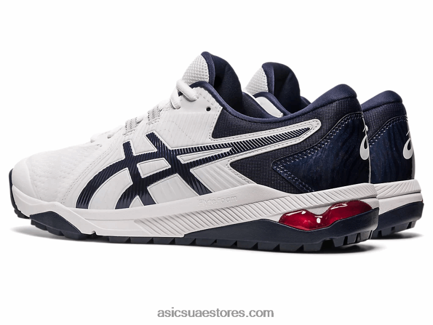 Asics أبيض / منتصف الليل جل انزلاق الرجال بالطبع 2N24DJ201