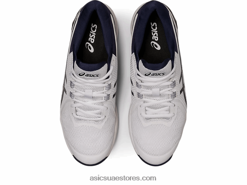 Asics أبيض / منتصف الليل جل انزلاق الرجال بالطبع 2N24DJ201