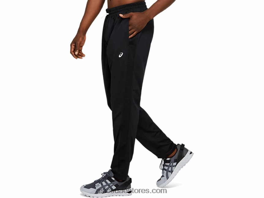 Asics أسود الأداء الرجال السراويل الحرارية الصوف تفتق 2N24DJ2061