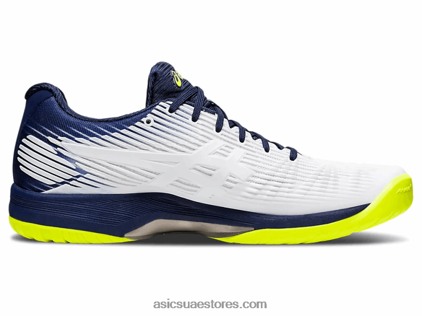 Asics أبيض / طاووس سرعة الحل وما يليها 2N24DJ2068