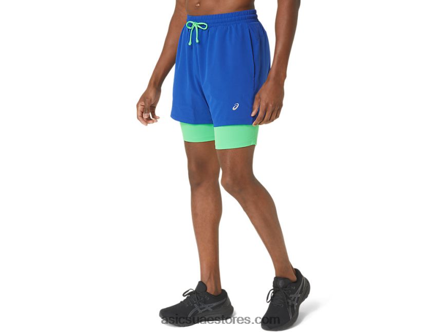 Asics الملكي / المسار الرجال الجديد القوي المعاد توجيهه قصير المدى 2N24DJ20
