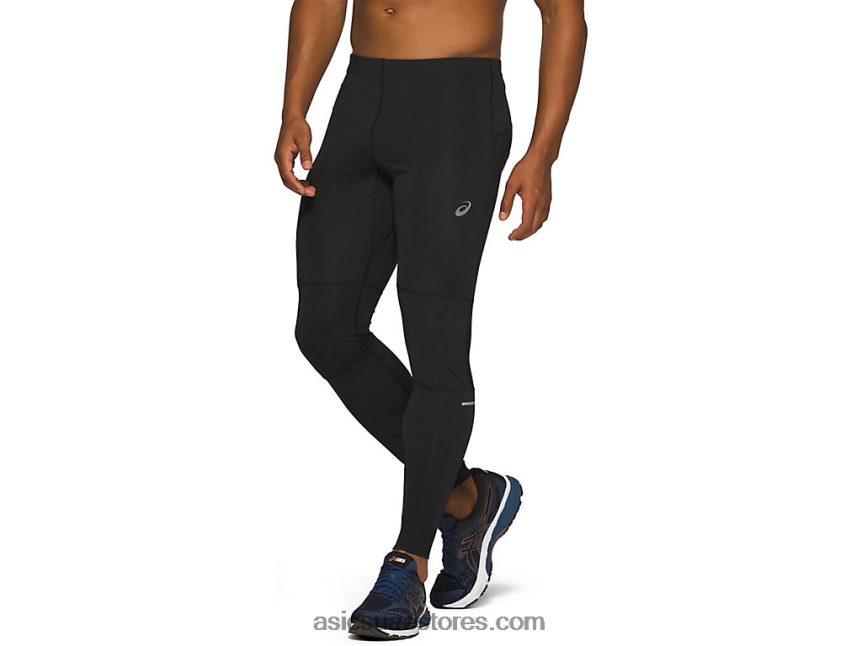 Asics أسود الأداء سباق الرجال ضيق 2N24DJ2102