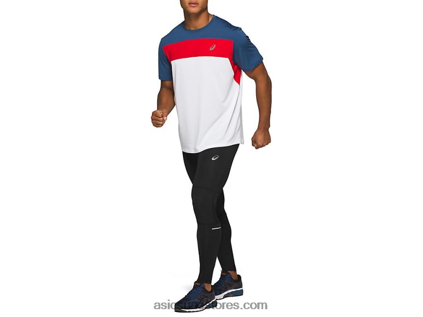 Asics أسود الأداء سباق الرجال ضيق 2N24DJ2102