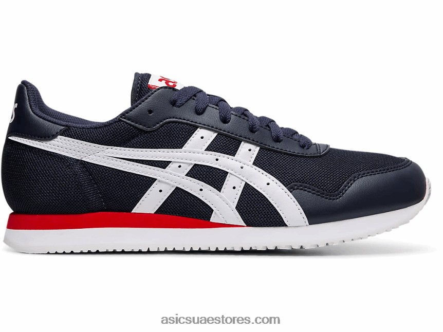 Asics منتصف الليل / أبيض عداء النمر 2N24DJ2106