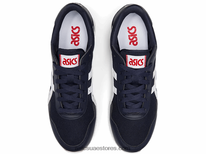 Asics منتصف الليل / أبيض عداء النمر 2N24DJ2106
