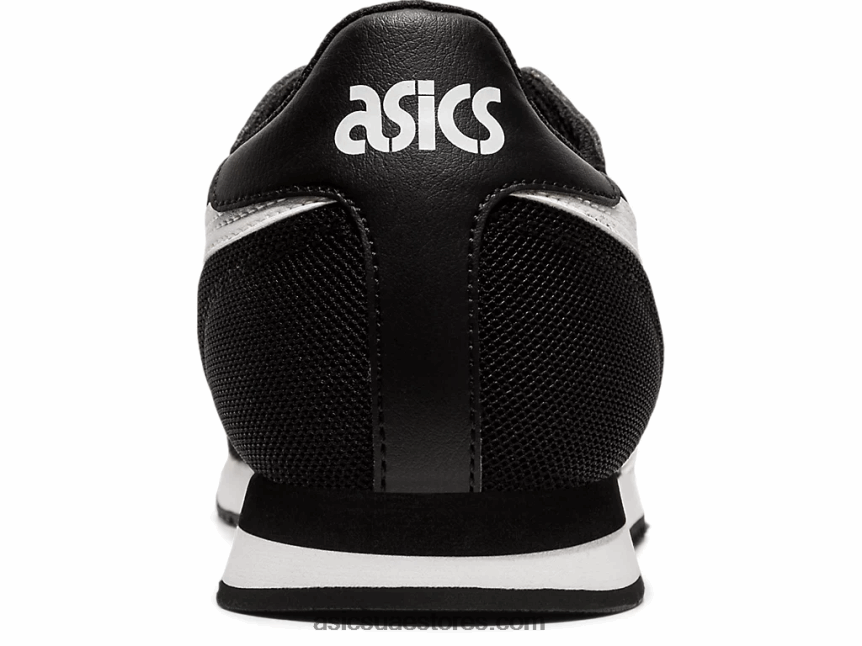 Asics أسود / أبيض عداء النمر 2N24DJ2107
