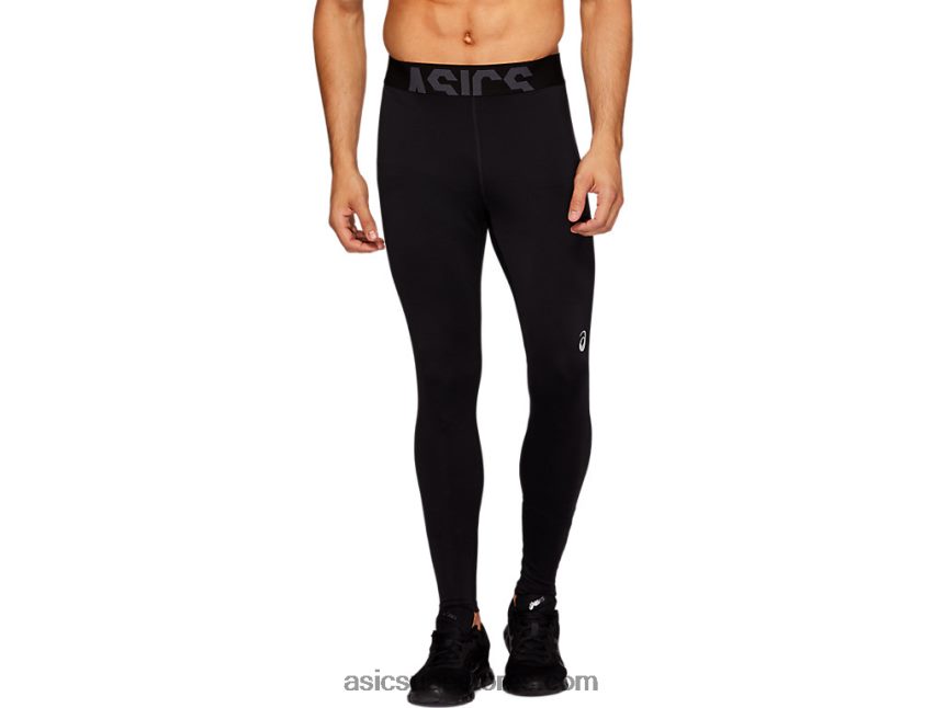 Asics أسود الأداء ثيرموبوليس للرجال ضيقة 2N24DJ2114