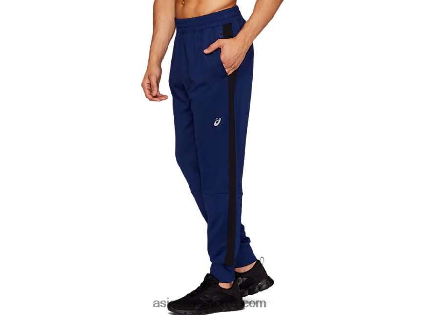 Asics هيذر أزرق / أسود ركض ثيرموبوليس للرجال 2N24DJ2115