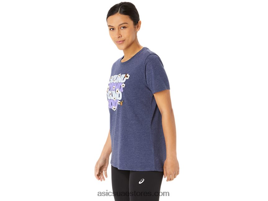 Asics هيذر الطاووس طاقم شعار العاهل النسائي 2N24DJ2163