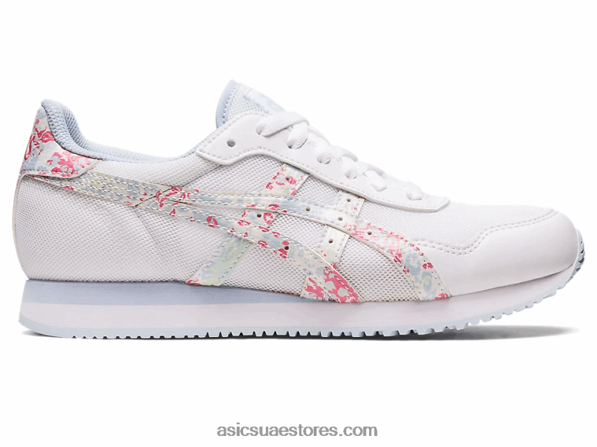 Asics أبيض / بابايا عداء النمر 2N24DJ2164