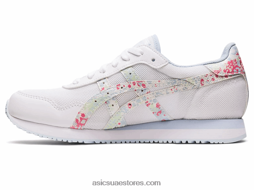 Asics أبيض / بابايا عداء النمر 2N24DJ2164