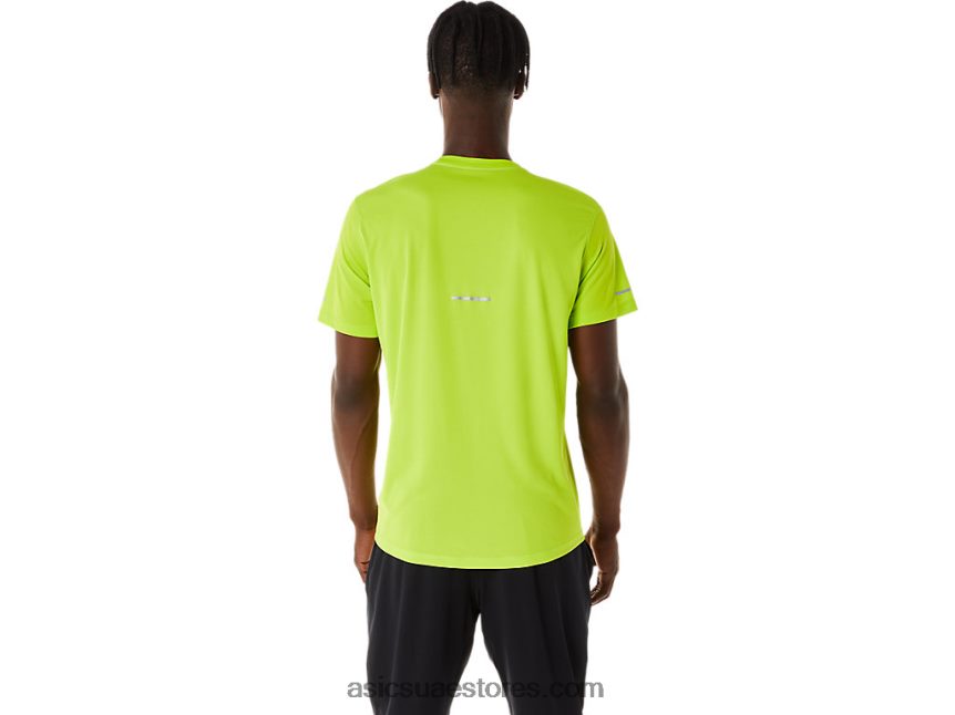 Asics نكهة الجير قميص بأكمام قصيرة وعرض خفيف للرجال 2N24DJ218