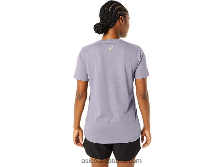 Asics الغسق البنفسجي مخطط للمرأة الخامس الرقبة 2N24DJ2263