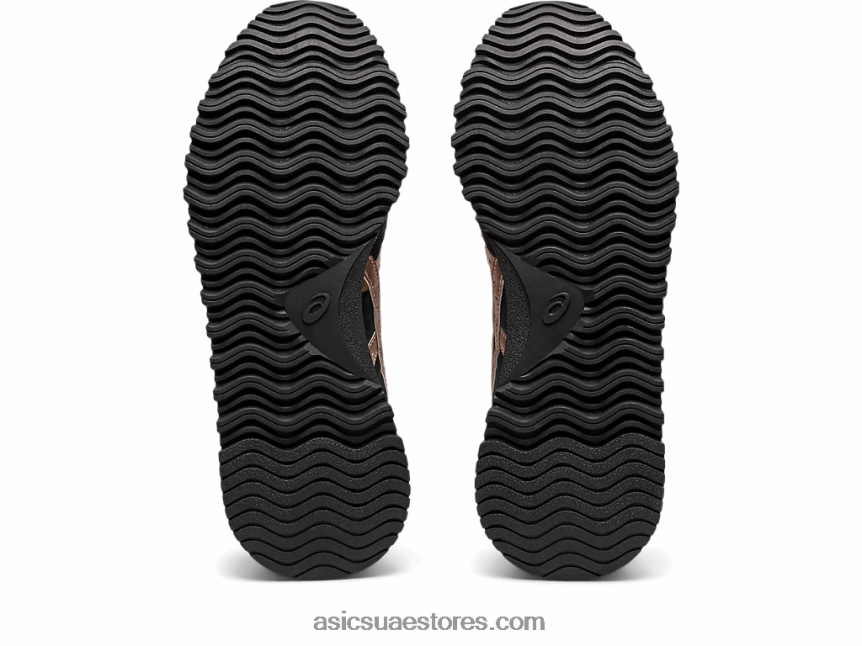 Asics أسود / ذهبي وردي عداء النمر الثاني 2N24DJ2290