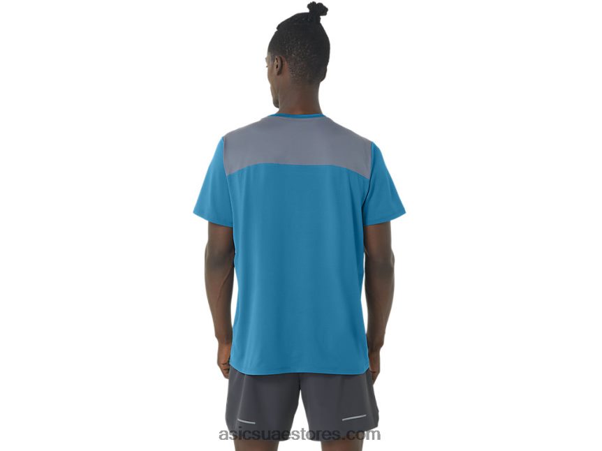 Asics الجزيرة الزرقاء الرجال قصيرة الأكمام العلاقات العامة لايت 2N24DJ229